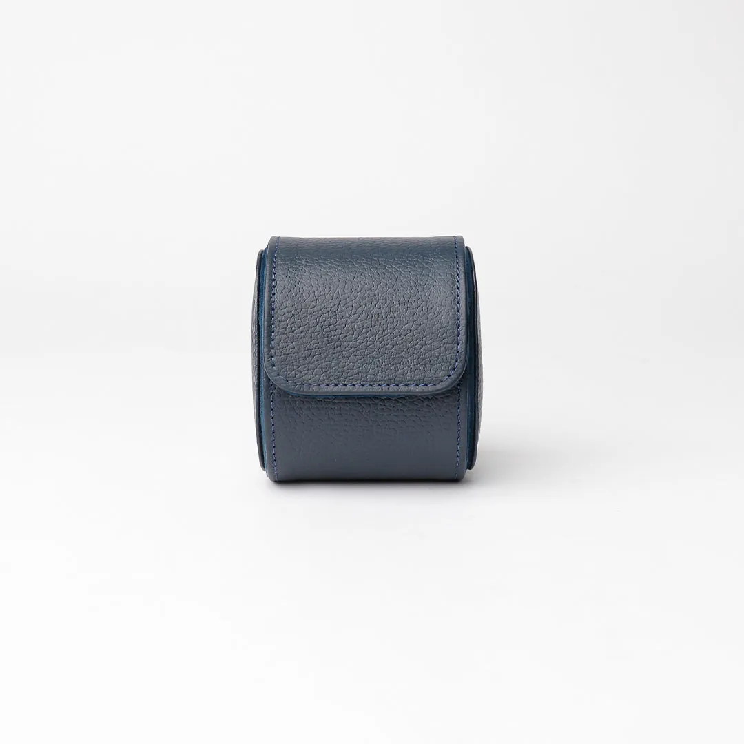 1 Slot Watch Case - Pebble Dark Blue