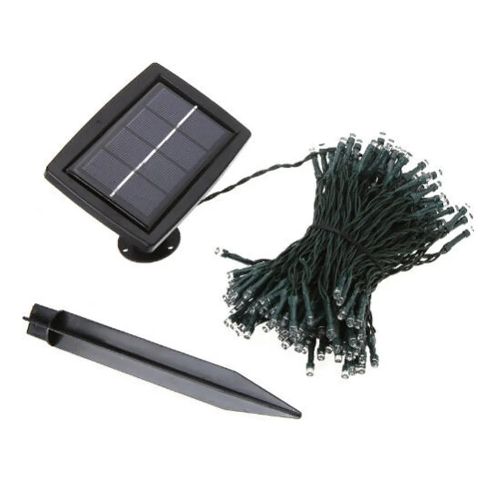 100 Solar Powered LED String Fairy Lights Party Xmas Outdoor Garden Tree Decor !