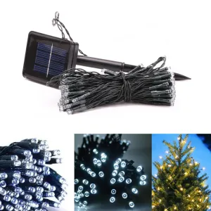 100 Solar Powered LED String Fairy Lights Party Xmas Outdoor Garden Tree Decor !