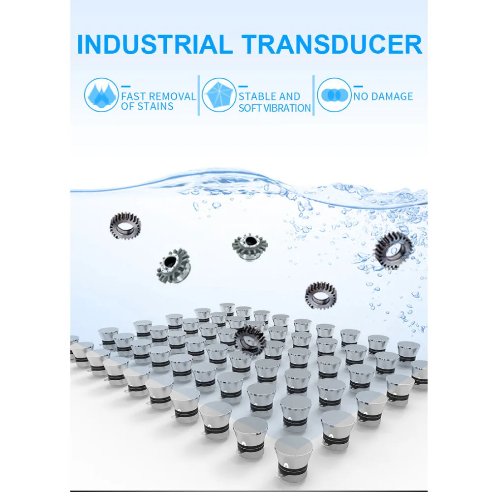 1.3L Digital Ultrasonic Cleaner | Jewelry & Parts Cleaning | Ultra Sonic Bath with Degas Function