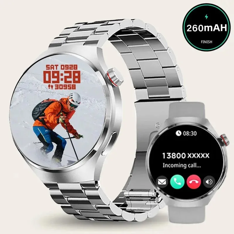 1.43" HD Color Screen Smartwatch  Wireless Call, Waterproof, Sports Monitor, 100  Dials, Business