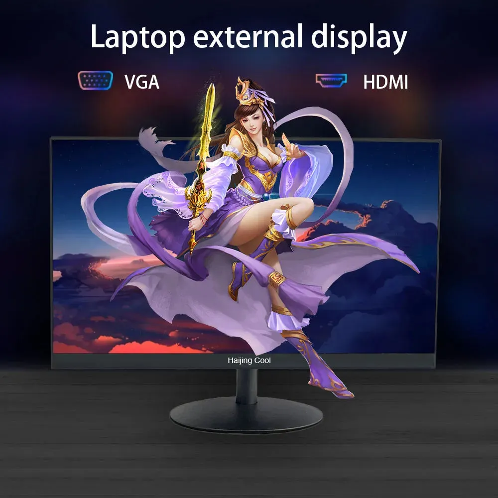 19 Inch Monitor 75Hz LED Display PC IPS HD office Desktop Computer Screen Flat Panel  VGA/HDMI-compatible