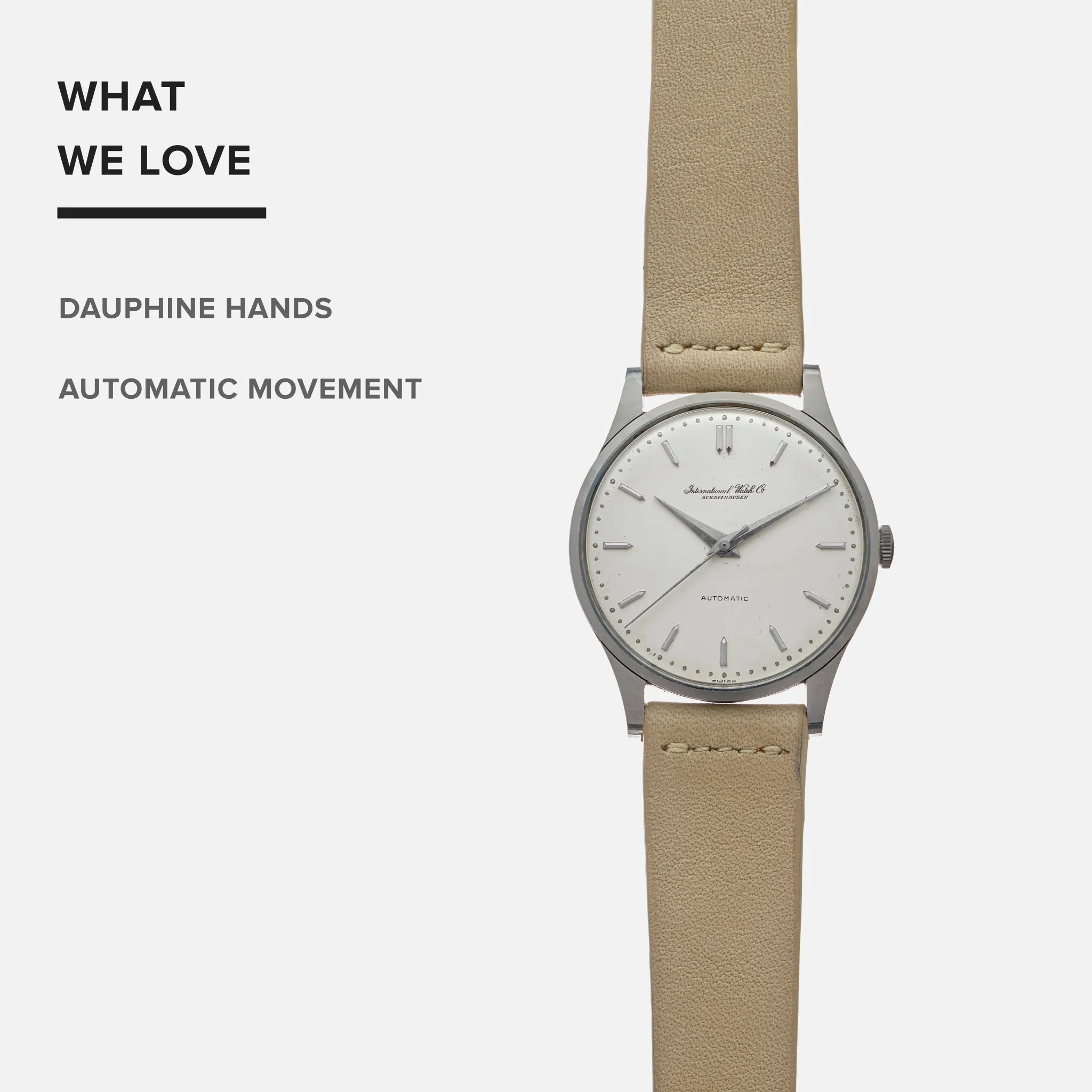 1950s IWC Dress Watch With Caliber 852