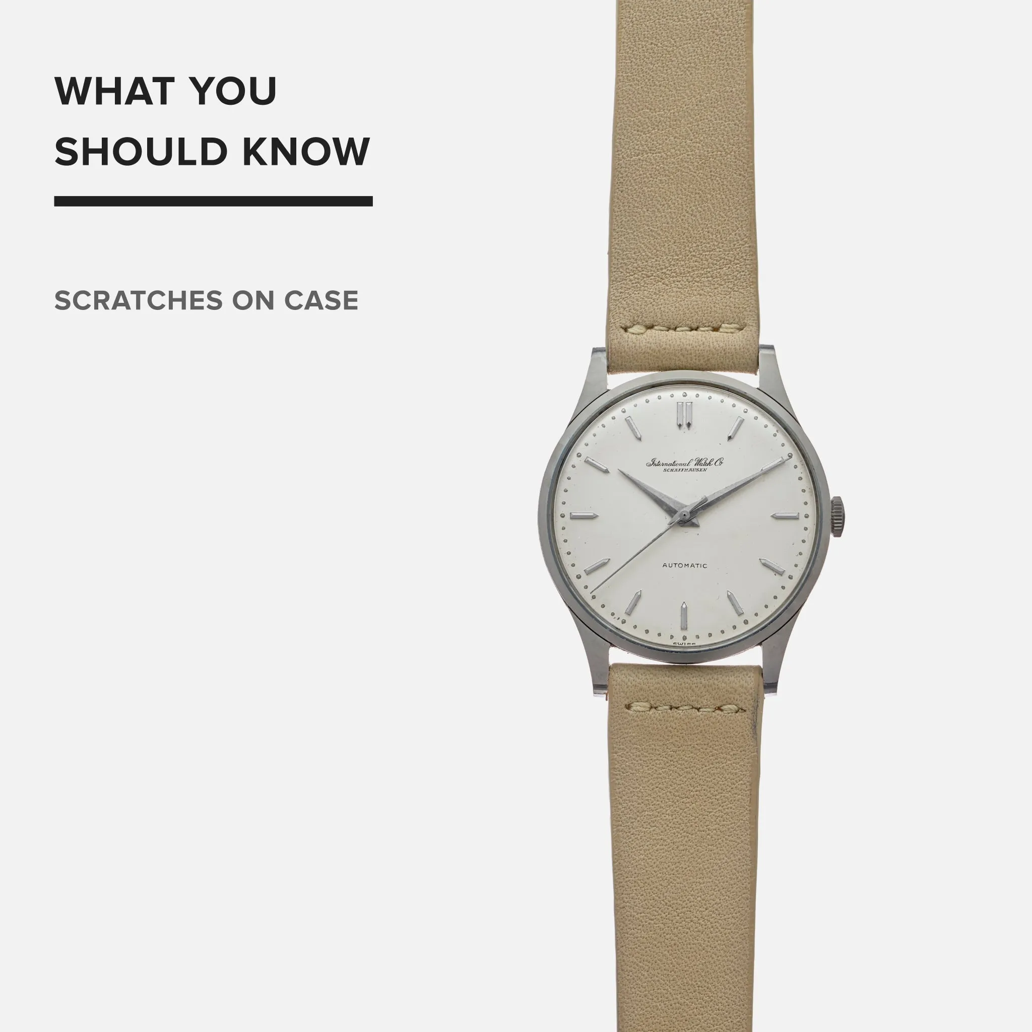1950s IWC Dress Watch With Caliber 852