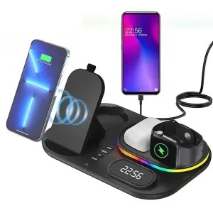 4 in 1 LED Wireless Charging Station -4 in 1 Charging Station
