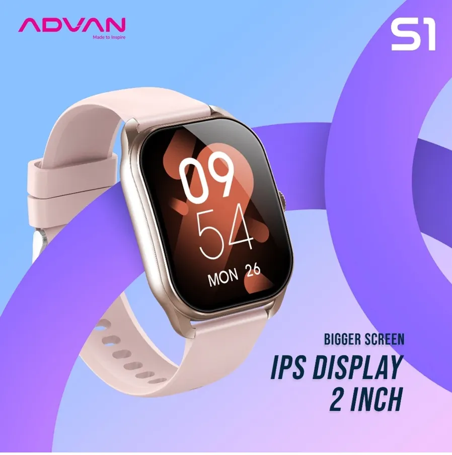 ADVAN Smartwatch S1 Ai Voice IPS 2.01