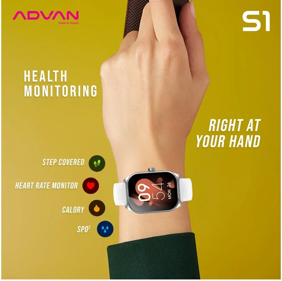 ADVAN Smartwatch S1 Ai Voice IPS 2.01