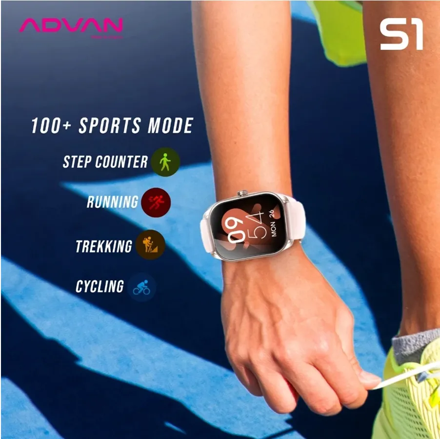 ADVAN Smartwatch S1 Ai Voice IPS 2.01
