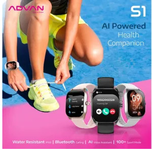ADVAN Smartwatch S1 Ai Voice IPS 2.01