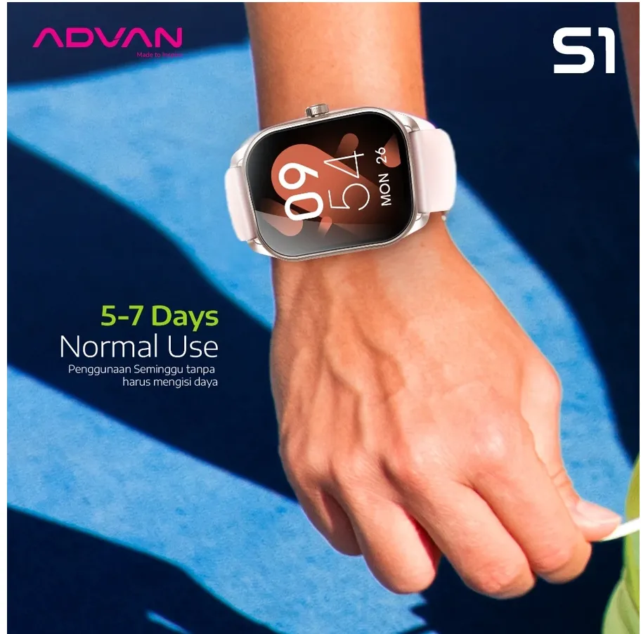ADVAN Smartwatch S1 Ai Voice IPS 2.01