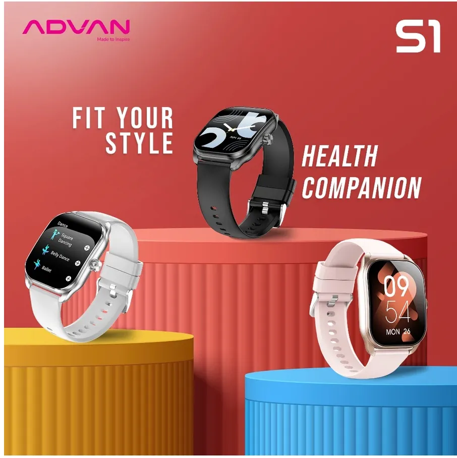 ADVAN Smartwatch S1 Ai Voice IPS 2.01