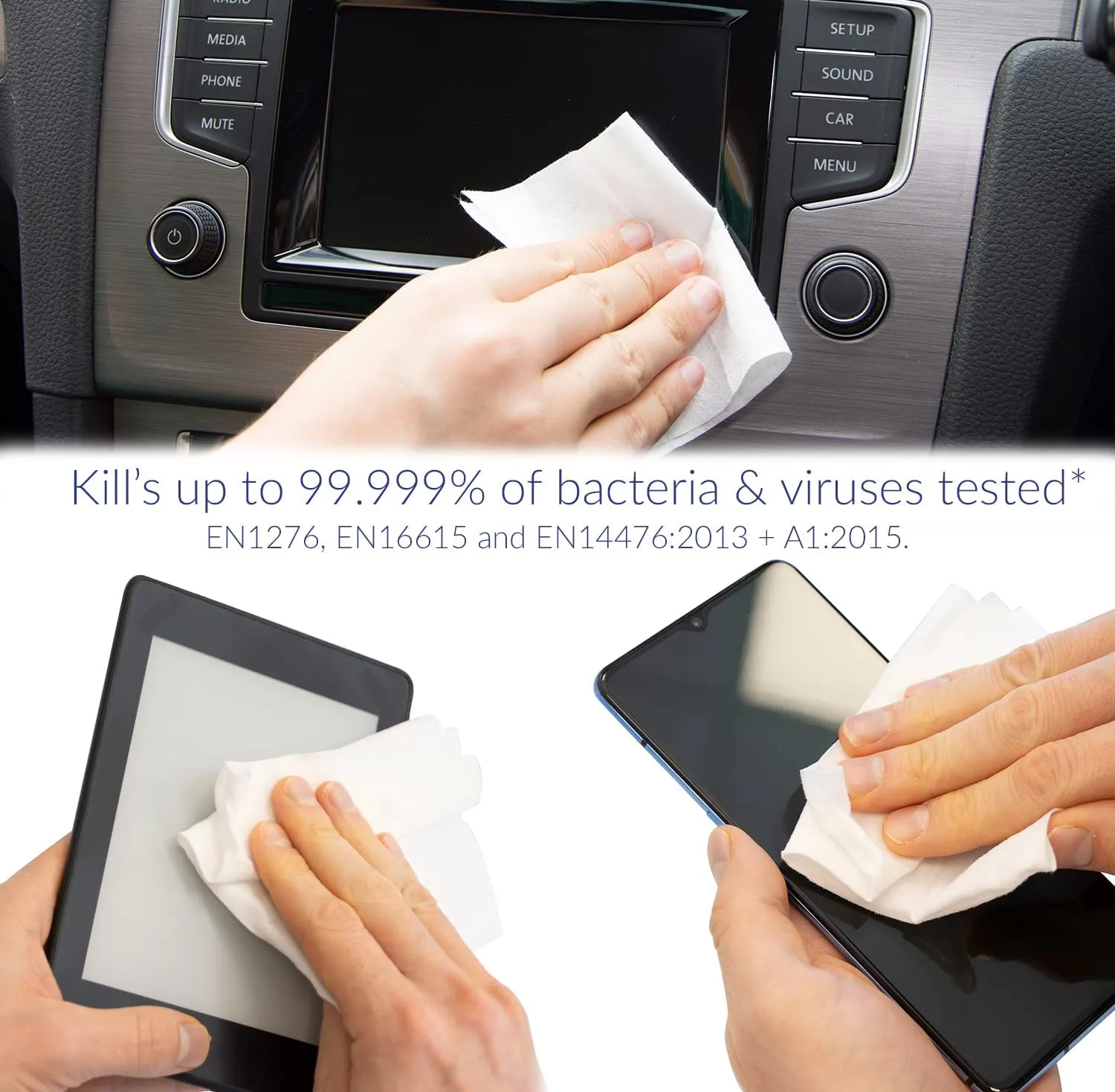 AF Anti-Bac  Antibacterial Screen Cleaning Wipes â€“ 25 Wet Wipes ABTW025P