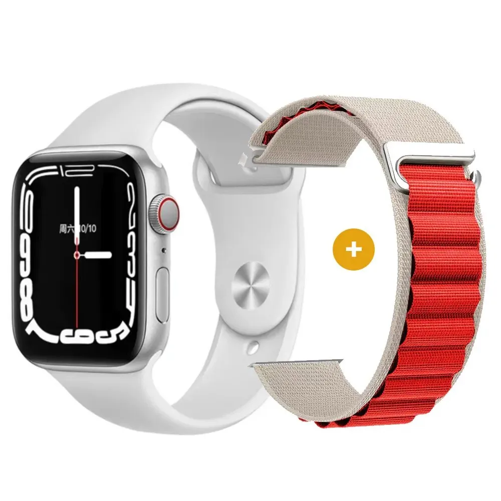 [All day monitoring of heart rate and blood pressure] Bluetooth fashion watch(Support 24 languages