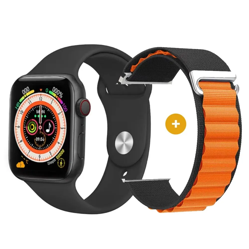 [All day monitoring of heart rate and blood pressure] Bluetooth fashion watch(Support 24 languages