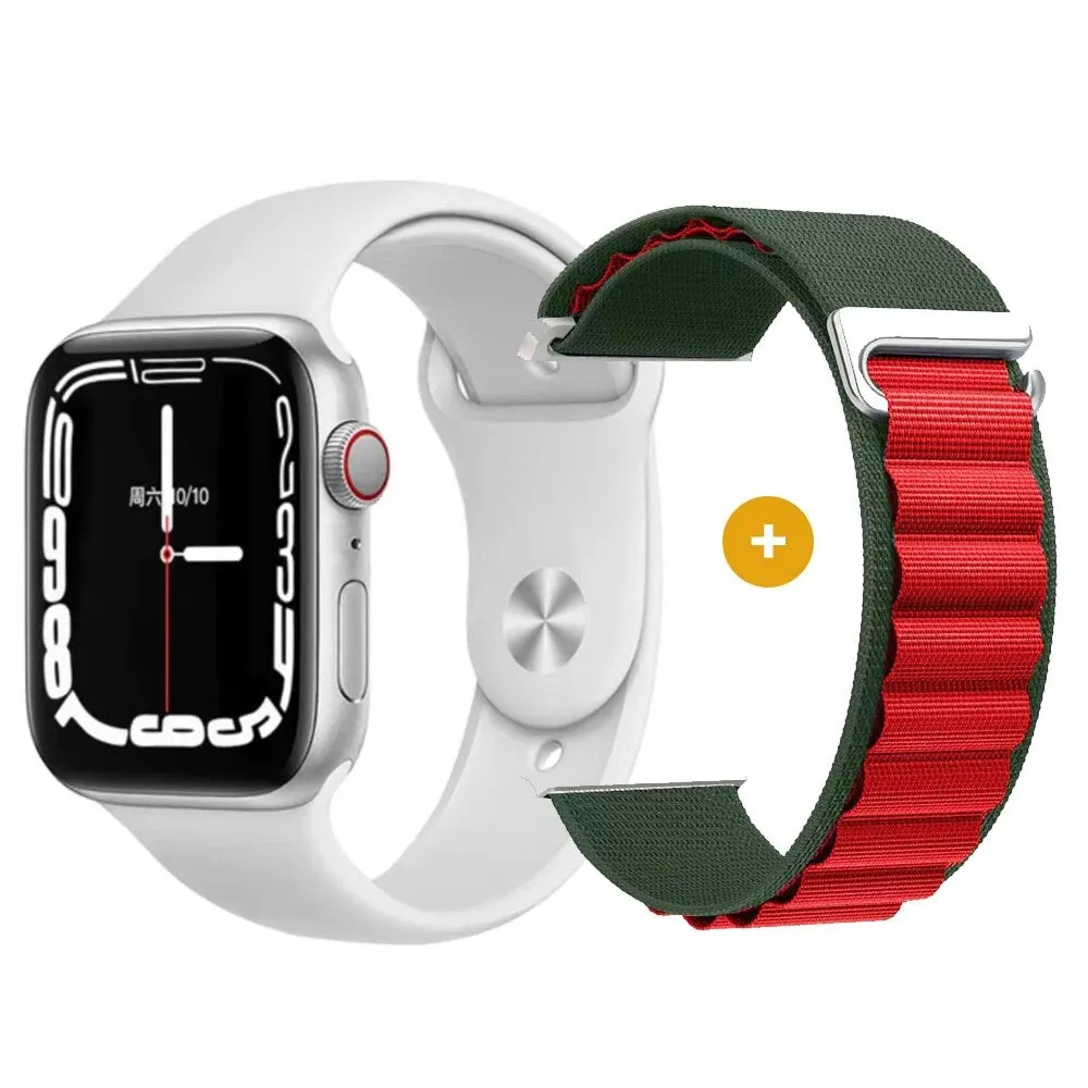 [All day monitoring of heart rate and blood pressure] Bluetooth fashion watch(Support 24 languages
