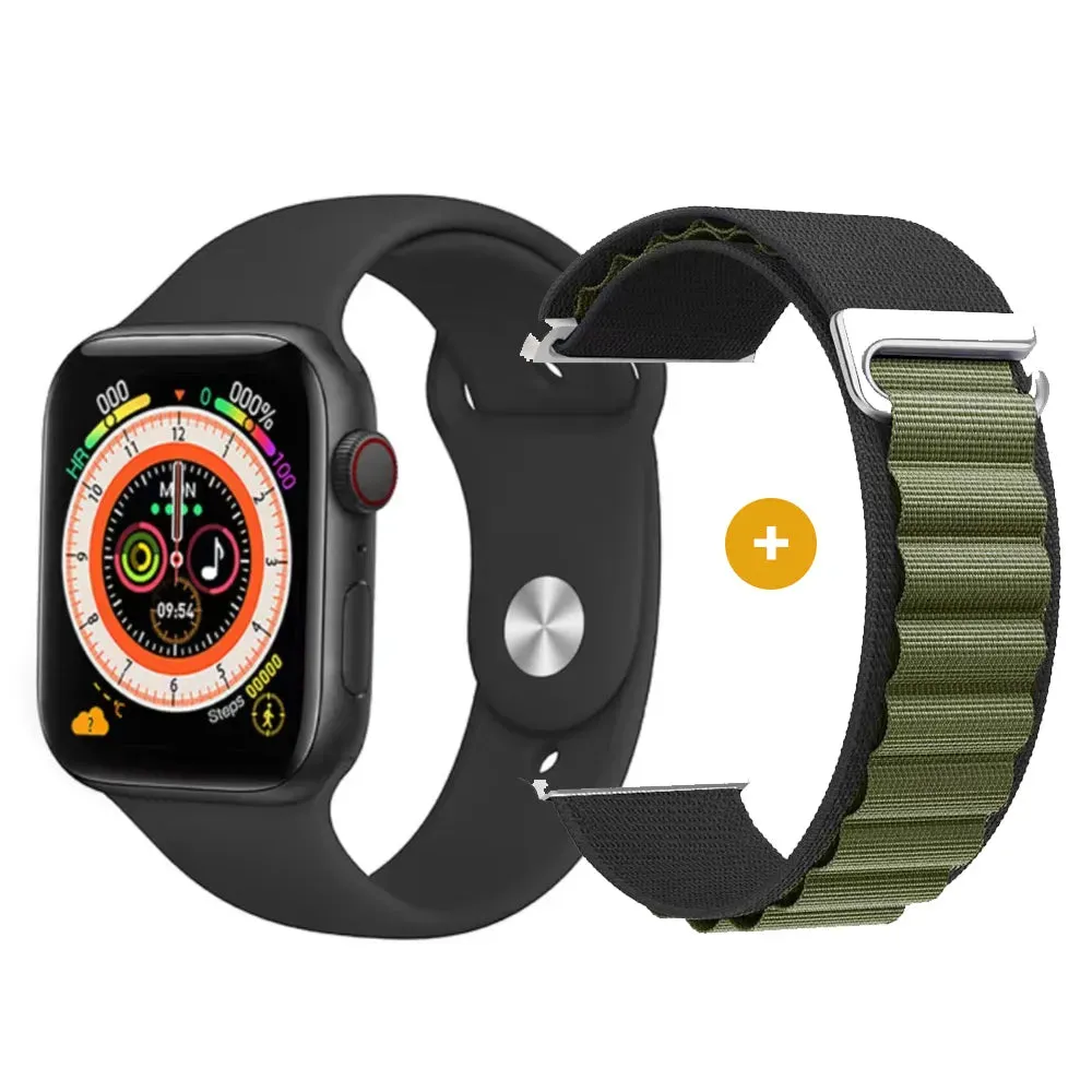 [All day monitoring of heart rate and blood pressure] Bluetooth fashion watch(Support 24 languages