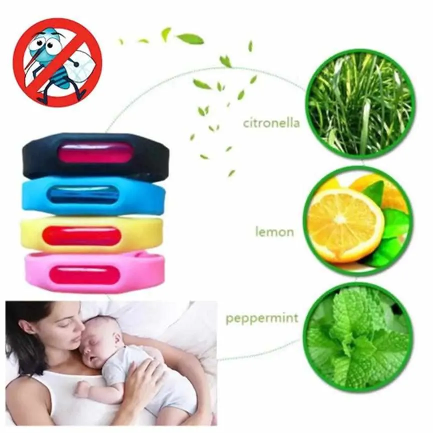 Anti Mosquito Pest, Insect, Bugs Repellent  Random Color Wrist Band