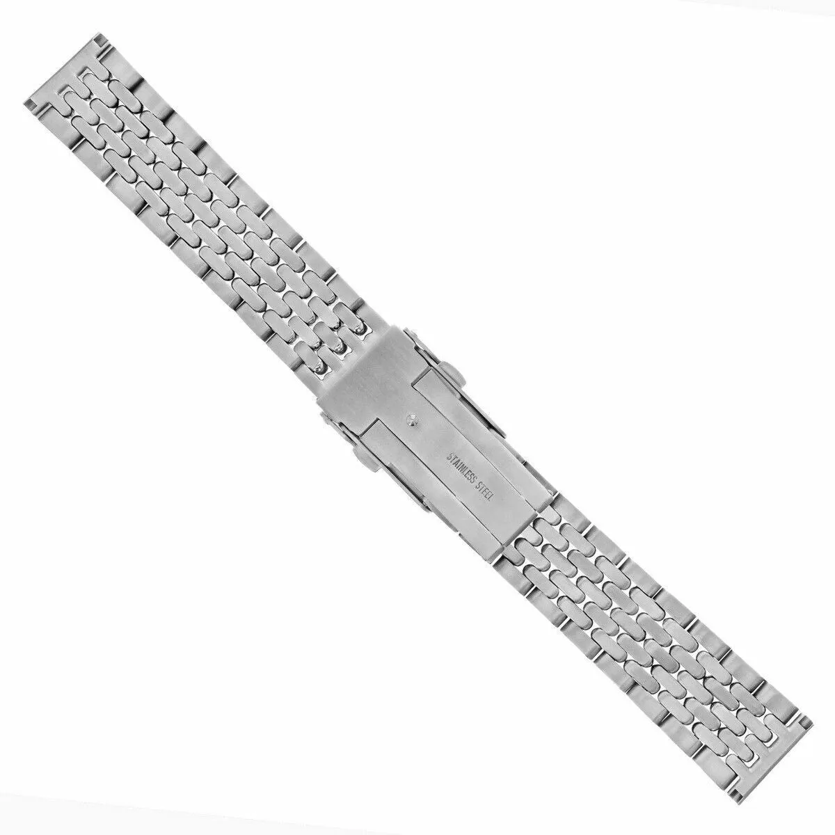 BEAD OF RICE WATCH BAND FOR NEW OR VINTAGE WATCHES IN 20MM STAINLESS STEEL
