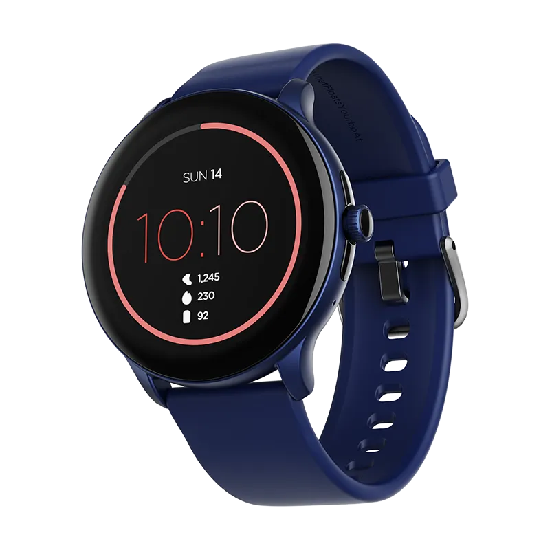 boAt Lunar Call Pro | Round Dial Smart Watch with 1.39" (3.53 cms) Big AMOLED Display, SensAi, Watch Face Studio, Bluetooth Calling, 700  Active Modes, Apollo3.5 Blue Plus Processor