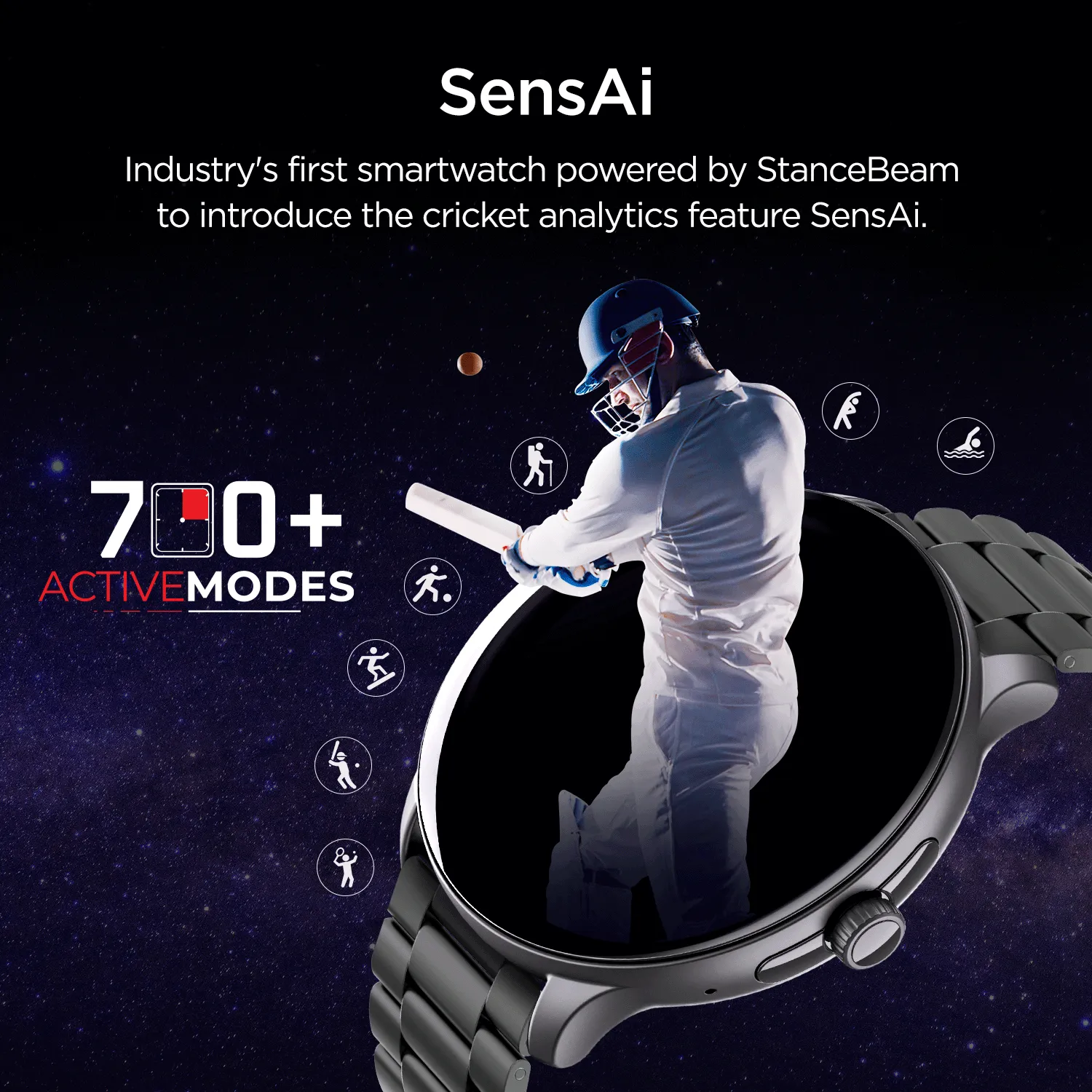 boAt Lunar Call Pro | Round Dial Smart Watch with 1.39" (3.53 cms) Big AMOLED Display, SensAi, Watch Face Studio, Bluetooth Calling, 700  Active Modes, Apollo3.5 Blue Plus Processor