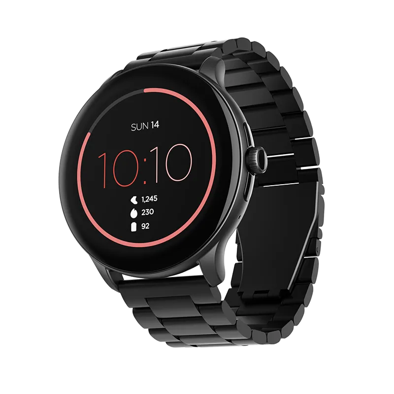 boAt Lunar Call Pro | Round Dial Smart Watch with 1.39" (3.53 cms) Big AMOLED Display, SensAi, Watch Face Studio, Bluetooth Calling, 700  Active Modes, Apollo3.5 Blue Plus Processor