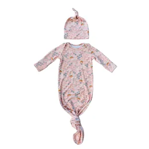 Butterfly Garden Knotted Gown Set