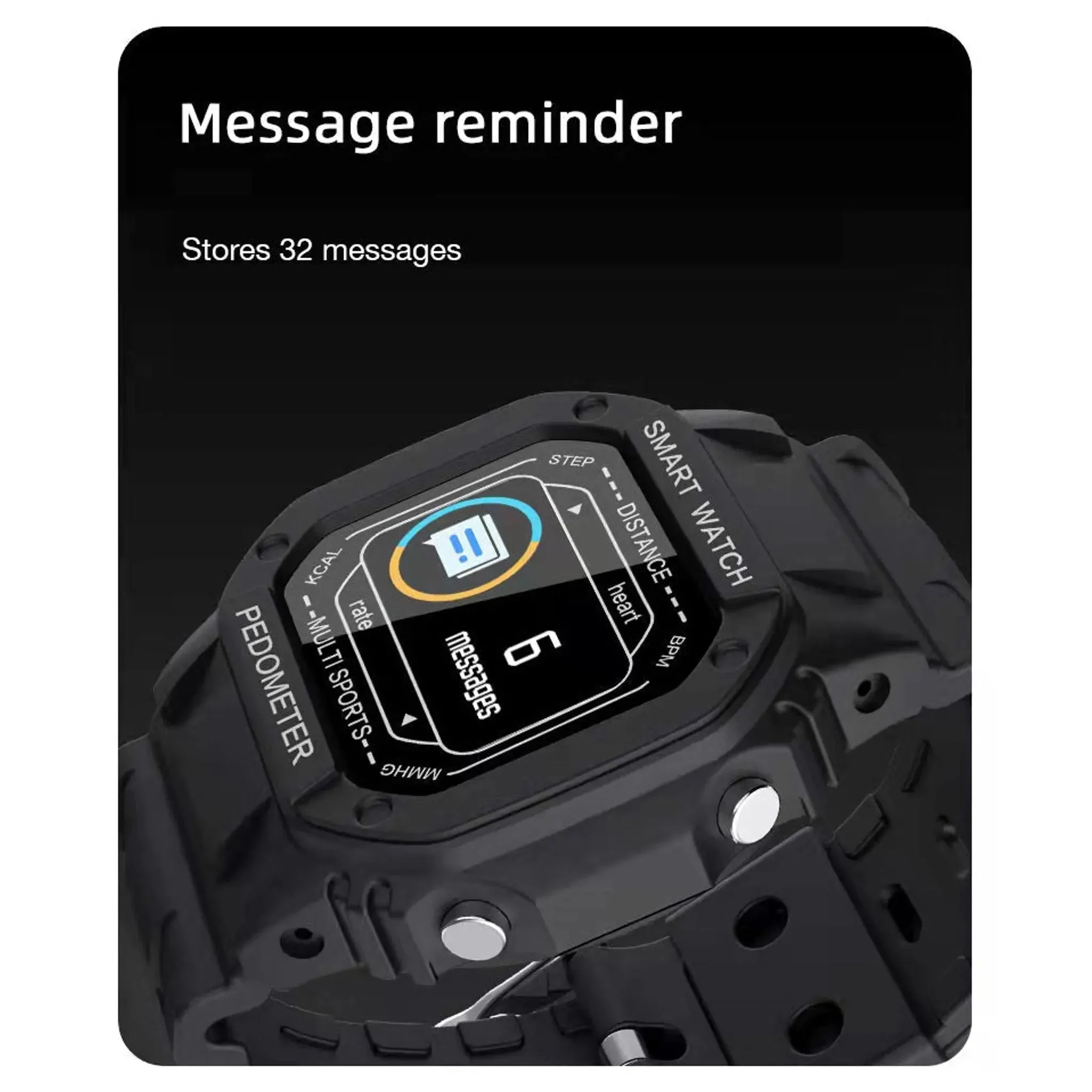 Cactus Watches | Nexus | Kids and Teens Smartwatch | Black