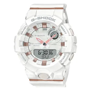 Casio G-Shock S Series G-Squad Bluetooth¶ô¶¸ White Resin Band Watch GMAB800-7A GMA-B800-7A