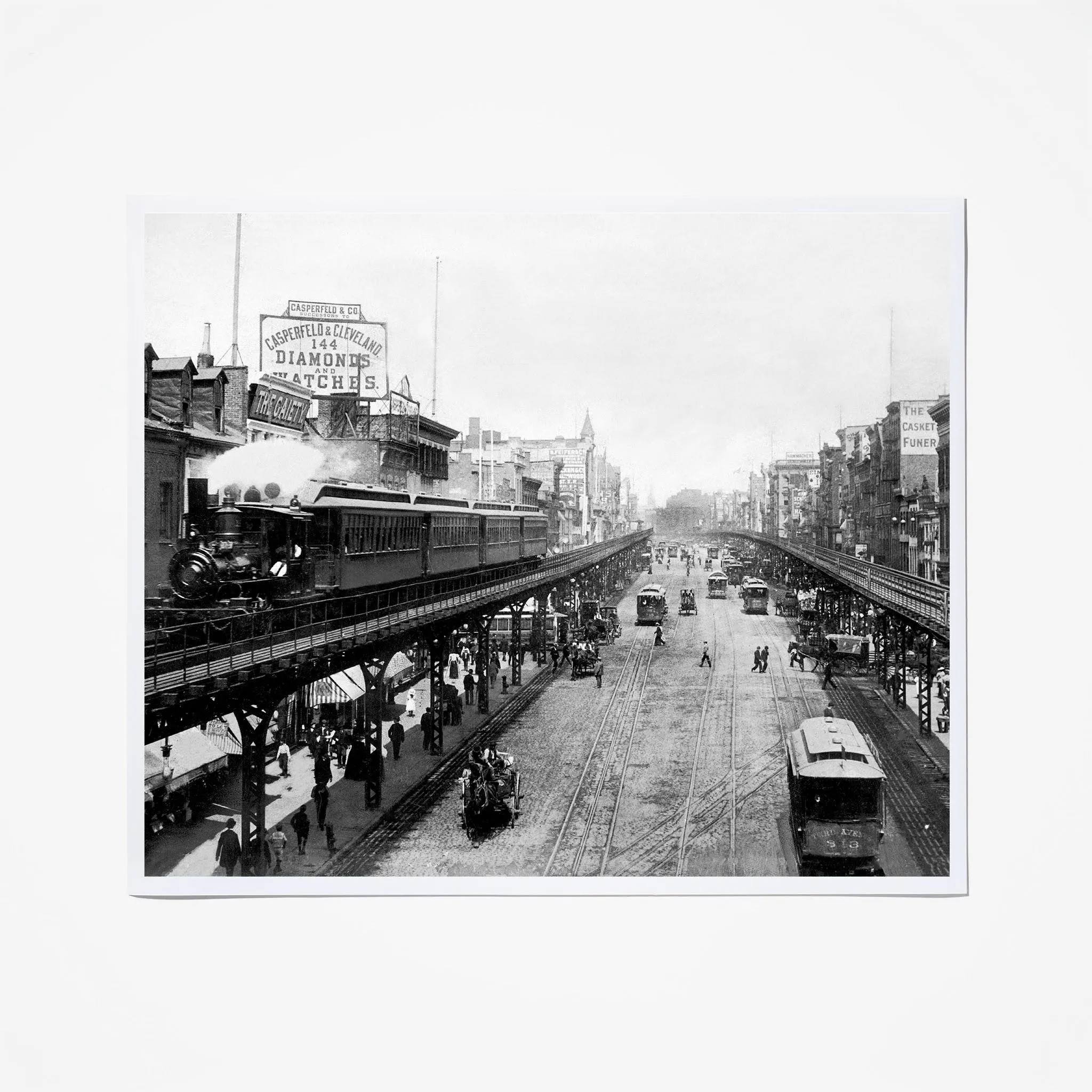 Chugging Along the Bowery