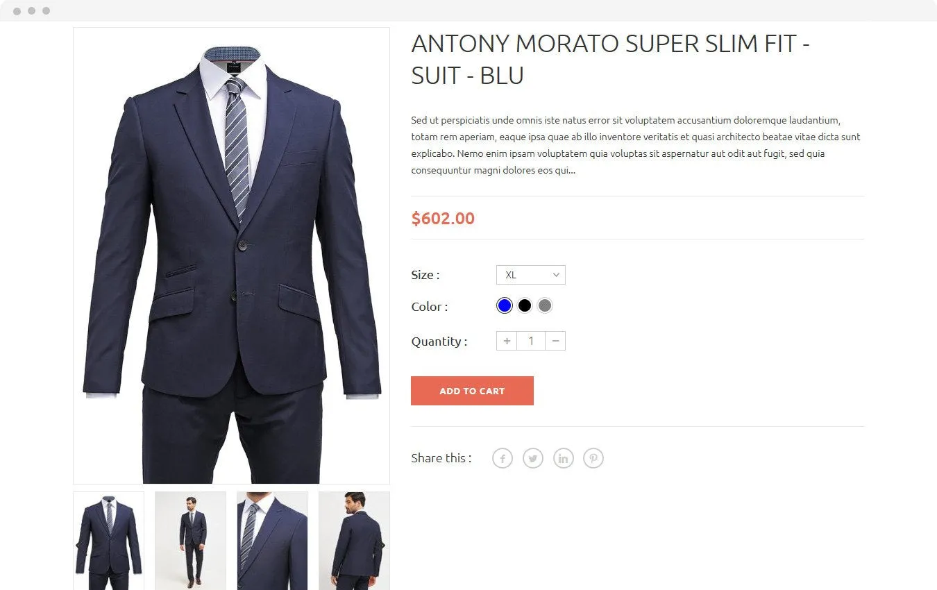Clothing Shopify Theme - Rome