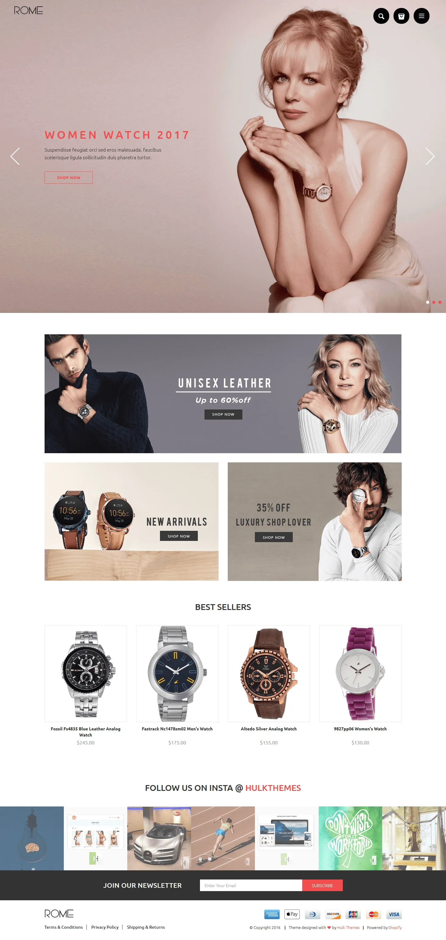 Clothing Shopify Theme - Rome