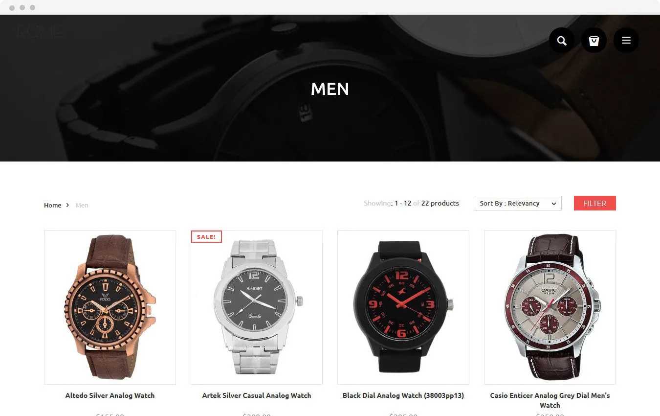 Clothing Shopify Theme - Rome