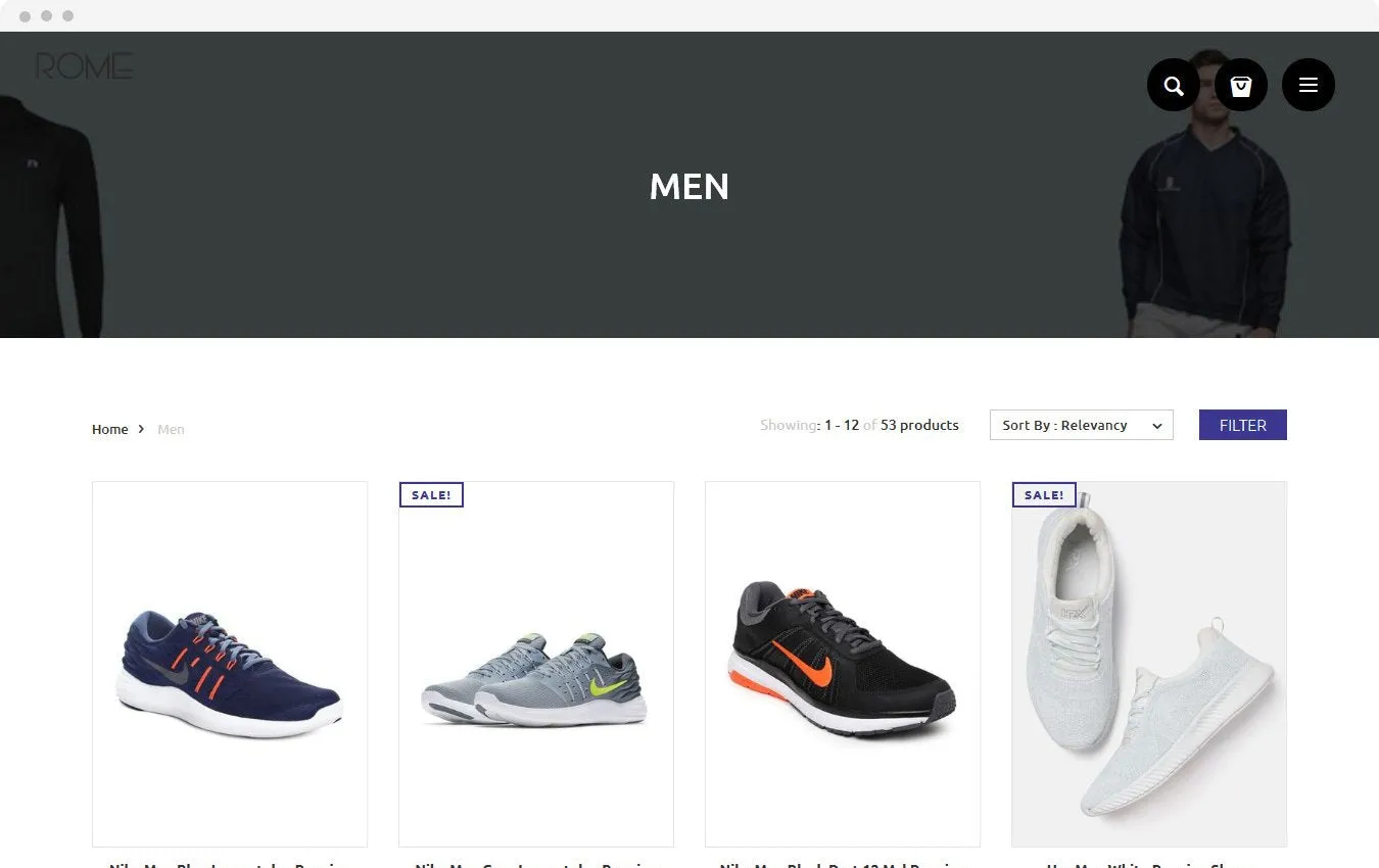 Clothing Shopify Theme - Rome