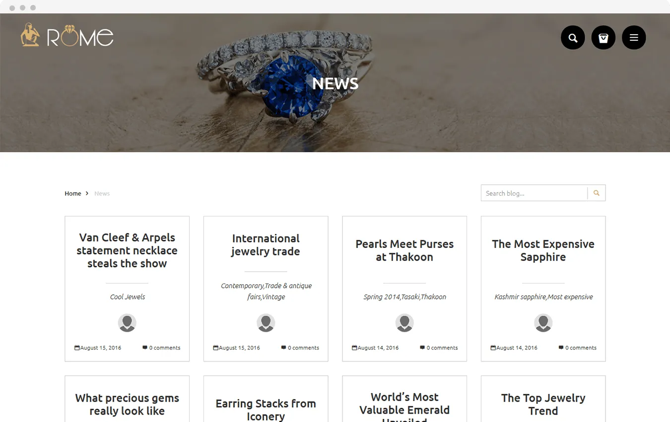 Clothing Shopify Theme - Rome