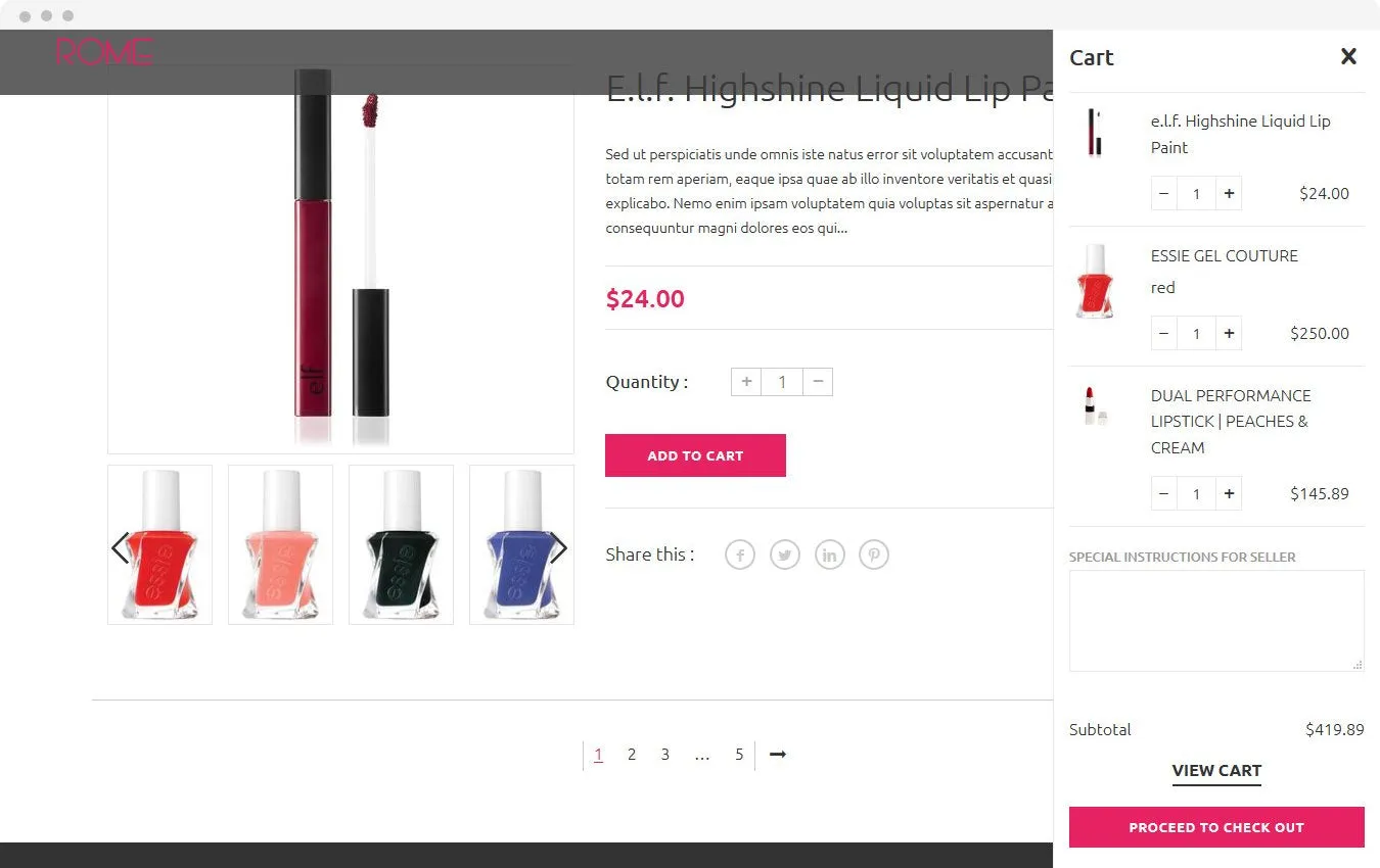 Clothing Shopify Theme - Rome