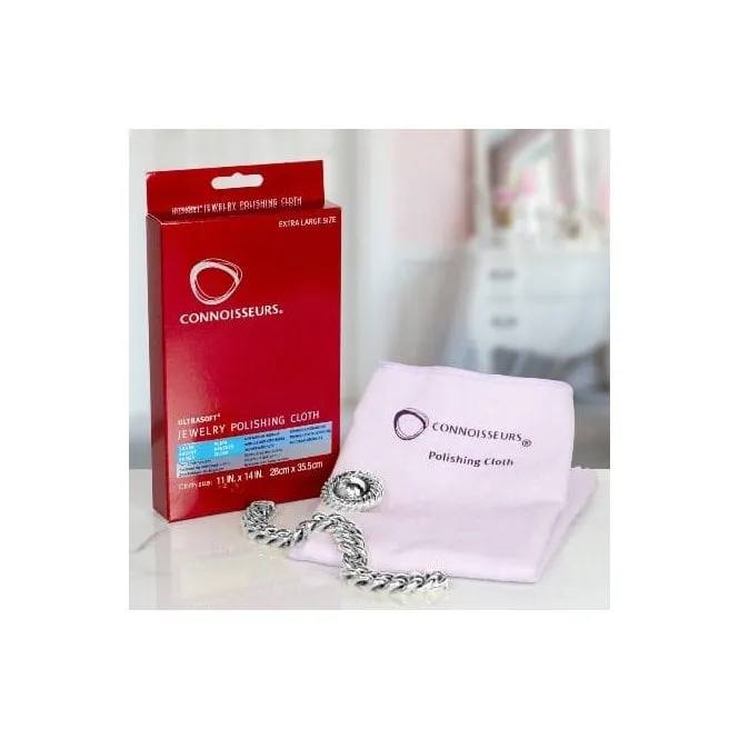 Connoisseurs UltraSoft Silver jewellery Polishing Cloth