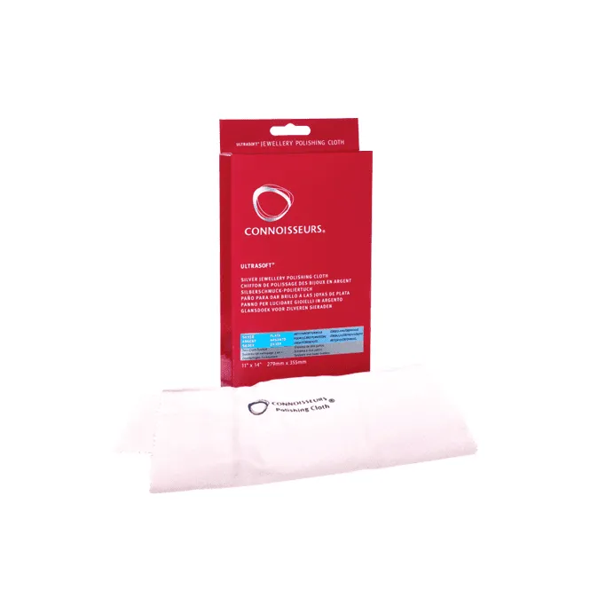 Connoisseurs UltraSoft Silver jewellery Polishing Cloth