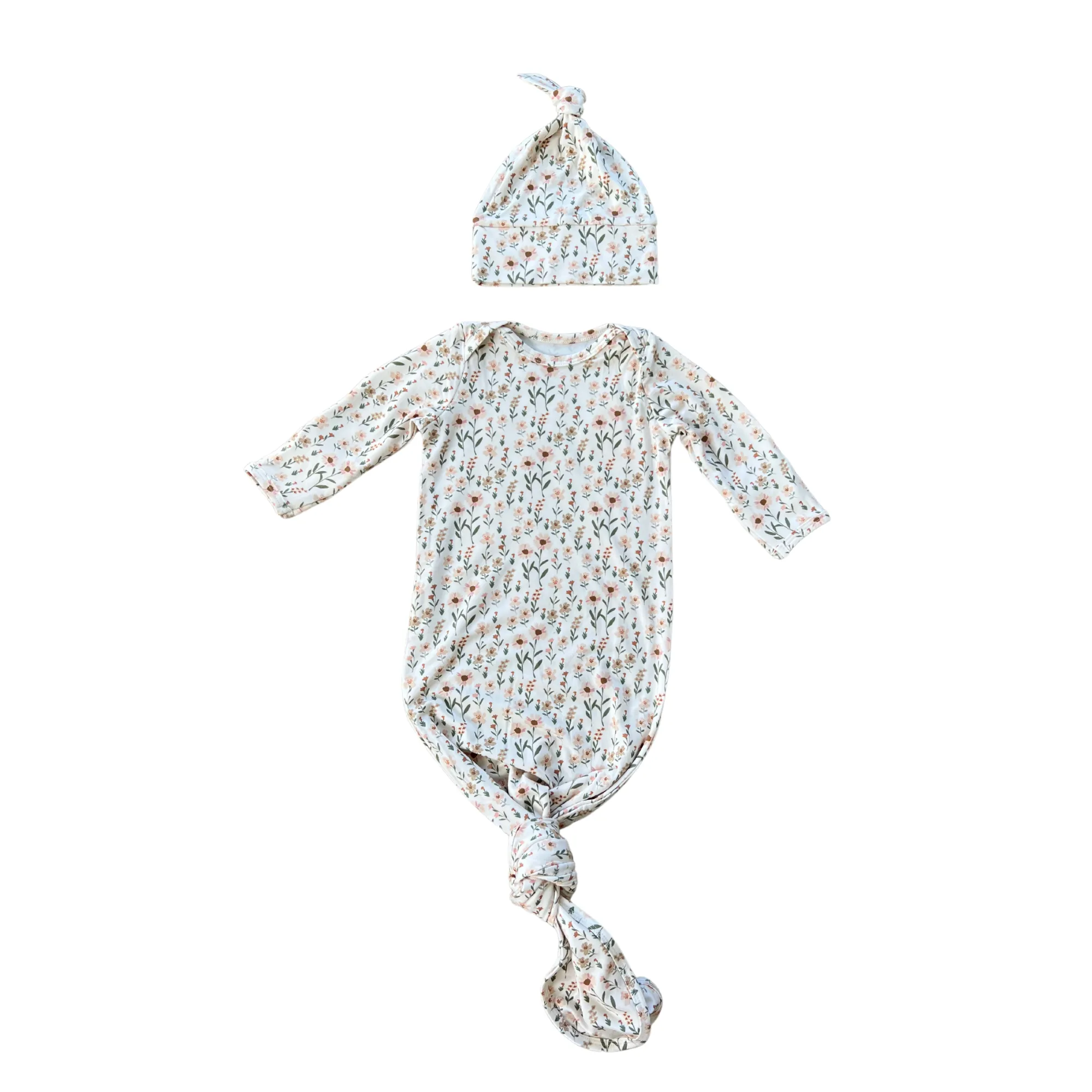 Daisy Field Knotted Gown Set