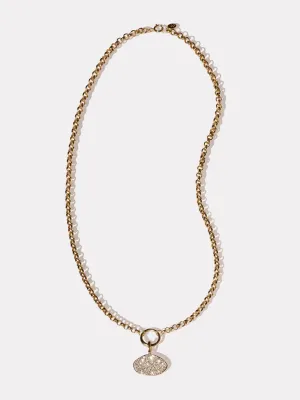 Diamond cluster collector necklace