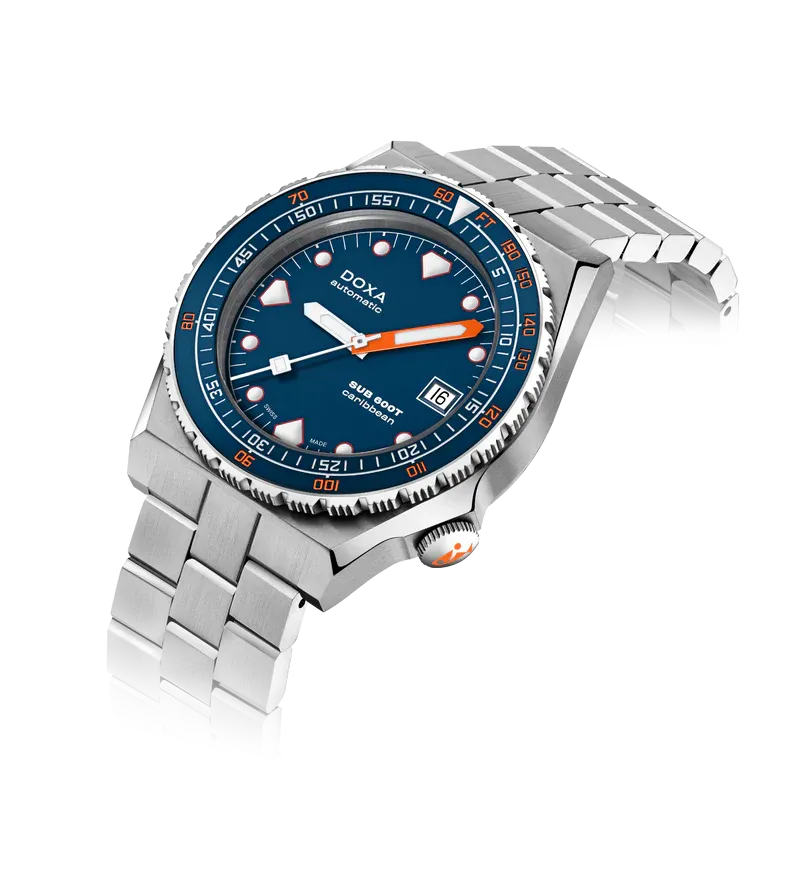 DOXA Sub 600T Caribbean Stainless Steel Ceramic - 862.10.201.32-N