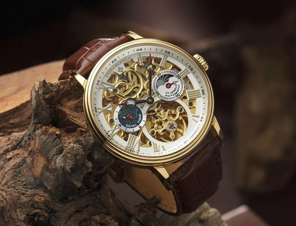 Dual-time Copenhagen by Theorema Germany GM-111-3 |Gold|
