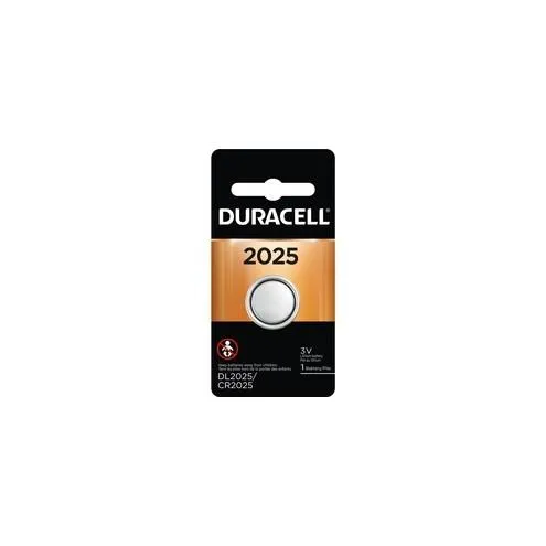 Duracell 2025 3V Lithium Battery - For Security Device, Medical Equipment, Health/Fitness Monitoring Equipment, Calculator, Watch, Keyfob Transmitter - CR2025 - 3 V DC - Lithium (Li) - 36 / Carton