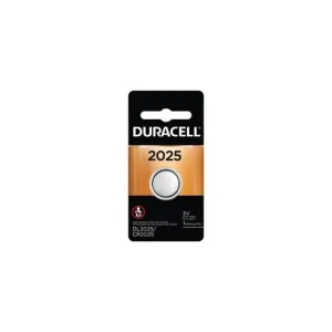 Duracell 2025 3V Lithium Battery - For Security Device, Medical Equipment, Health/Fitness Monitoring Equipment, Calculator, Watch, Keyfob Transmitter - CR2025 - 3 V DC - Lithium (Li) - 36 / Carton