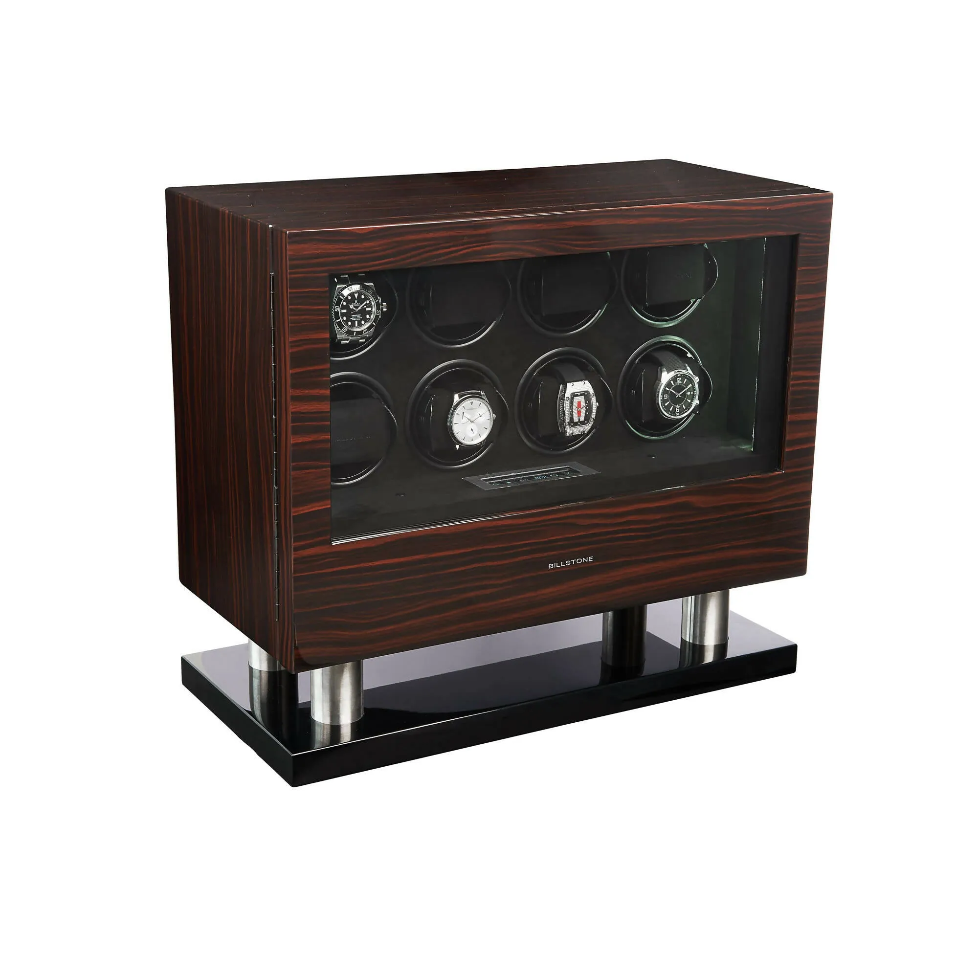 Enigma 8 Fingerprint Ebony – Watch Winder