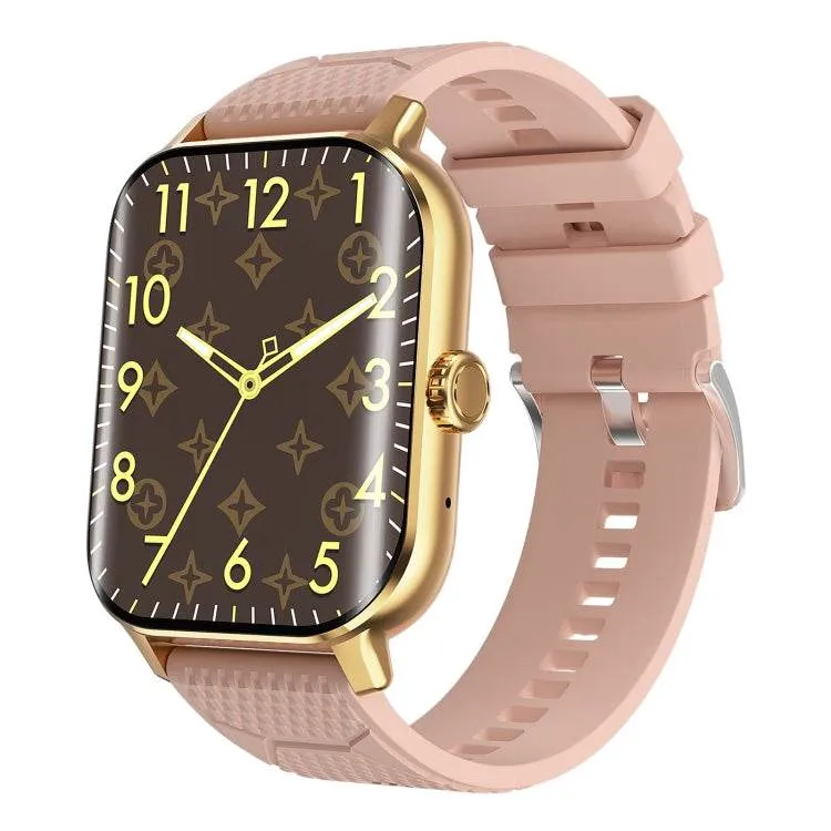 F12 Smart Watch with 2.02-inch Curved Display, Voice Call & Blood Sugar Monitoring Features