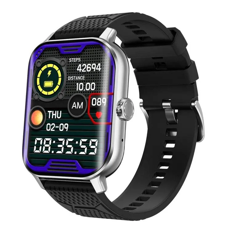 F12 Smart Watch with 2.02-inch Curved Display, Voice Call & Blood Sugar Monitoring Features