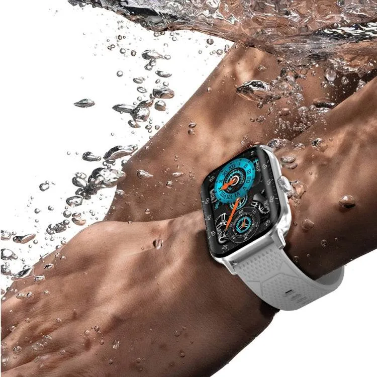 F12 Smart Watch with 2.02-inch Curved Display, Voice Call & Blood Sugar Monitoring Features