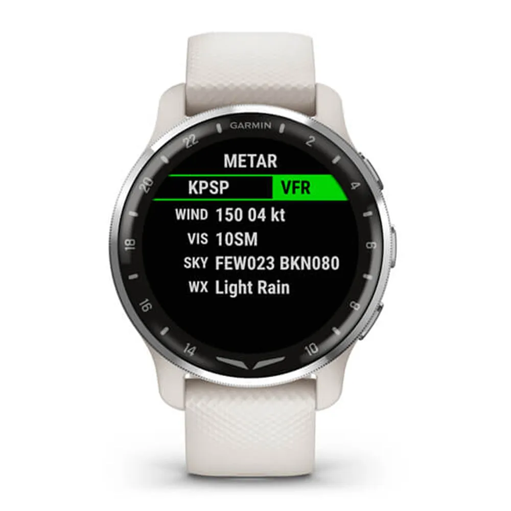 Garmin D2 Air X10 Health Monitoring Smaller-Sized GPS Aviator Smartwatch - 010-02496-03