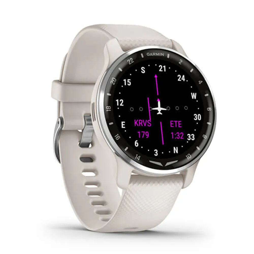 Garmin D2 Air X10 Health Monitoring Smaller-Sized GPS Aviator Smartwatch - 010-02496-03