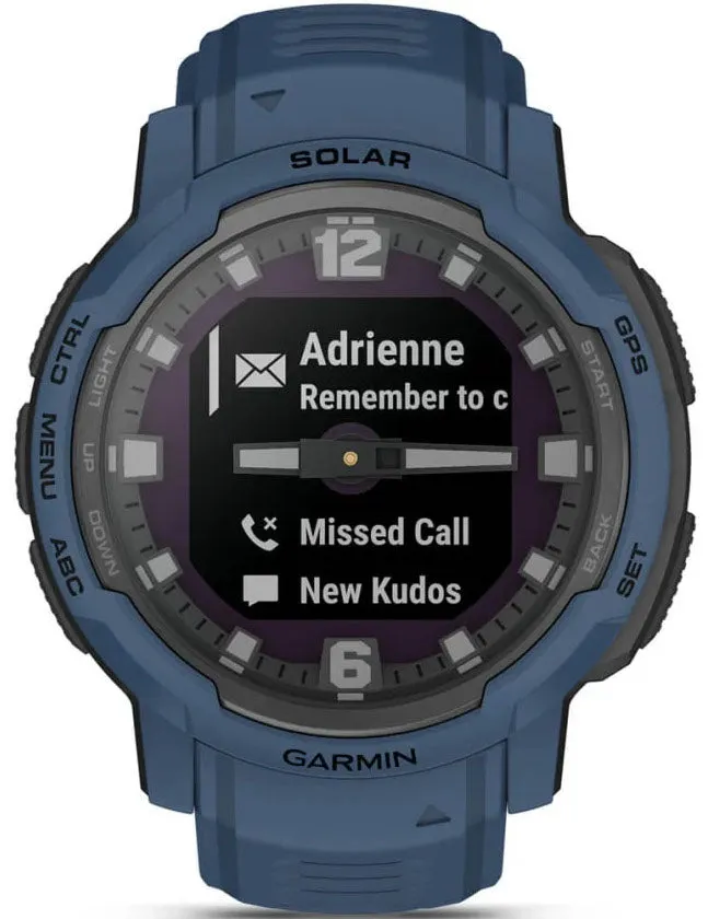 Garmin Instinct Crossover Solar Tidal Blue